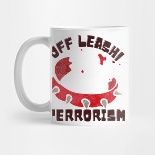 Off Leashed Dog Design gift for animal lovers, dog owners Mug